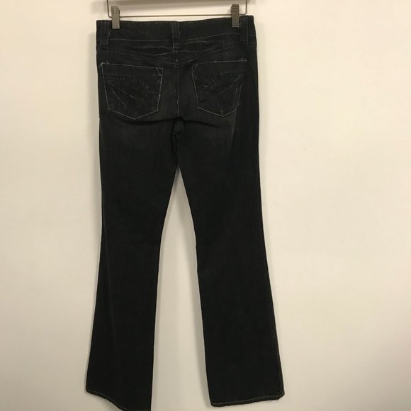 NWOT Level 99 Light Distressed Flare Leg Jeans - Picture 3 of 3